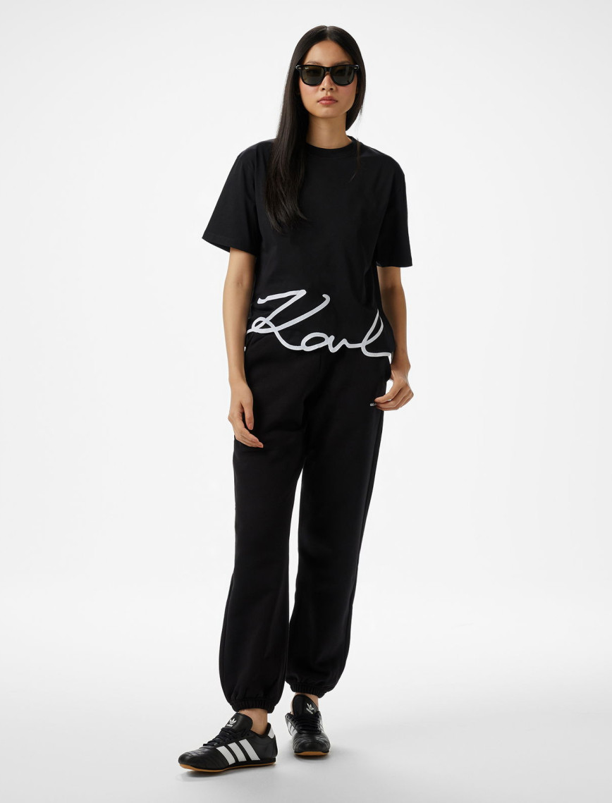Karl Lagerfeld Kadın Siyah Eşofman Altı Karl Lagerfeld Kadın Siyah Eşofman Altı