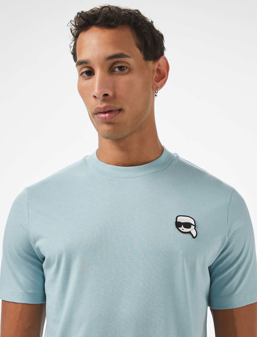 Karl Lagerfeld Erkek Mavi T-Shirt Karl Lagerfeld Erkek Mavi T-Shirt