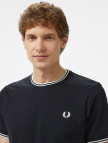 Fred Perry Twin Tipped Erkek Siyah T-Shirt Fred Perry Twin Tipped Erkek Siyah T-Shirt