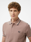 Fred Perry Twin Tipped Erkek Pembe T-Shirt Fred Perry Twin Tipped Erkek Pembe T-Shirt