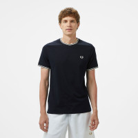 Fred Perry Twin Tipped Erkek Lacivert T-Shirt Fred Perry Twin Tipped Erkek Lacivert T-Shirt