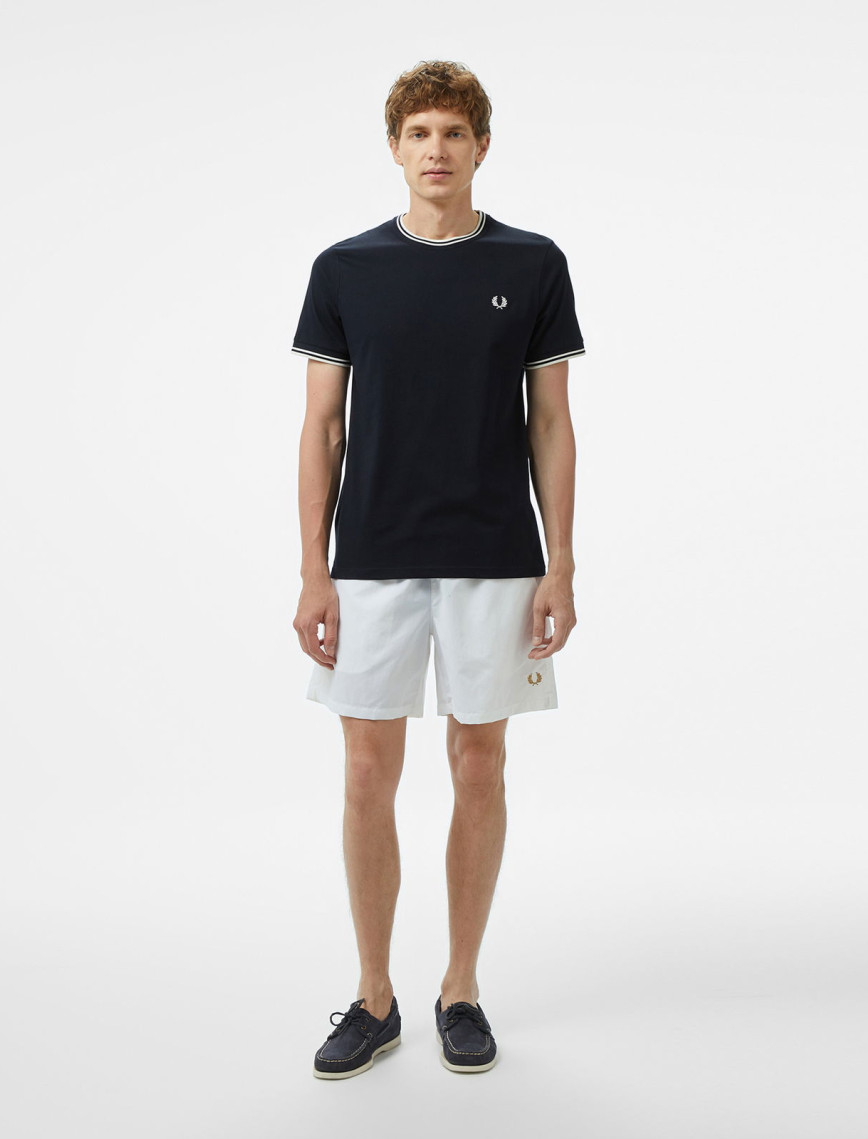 Fred Perry Twin Tipped Erkek Lacivert T-Shirt Fred Perry Twin Tipped Erkek Lacivert T-Shirt