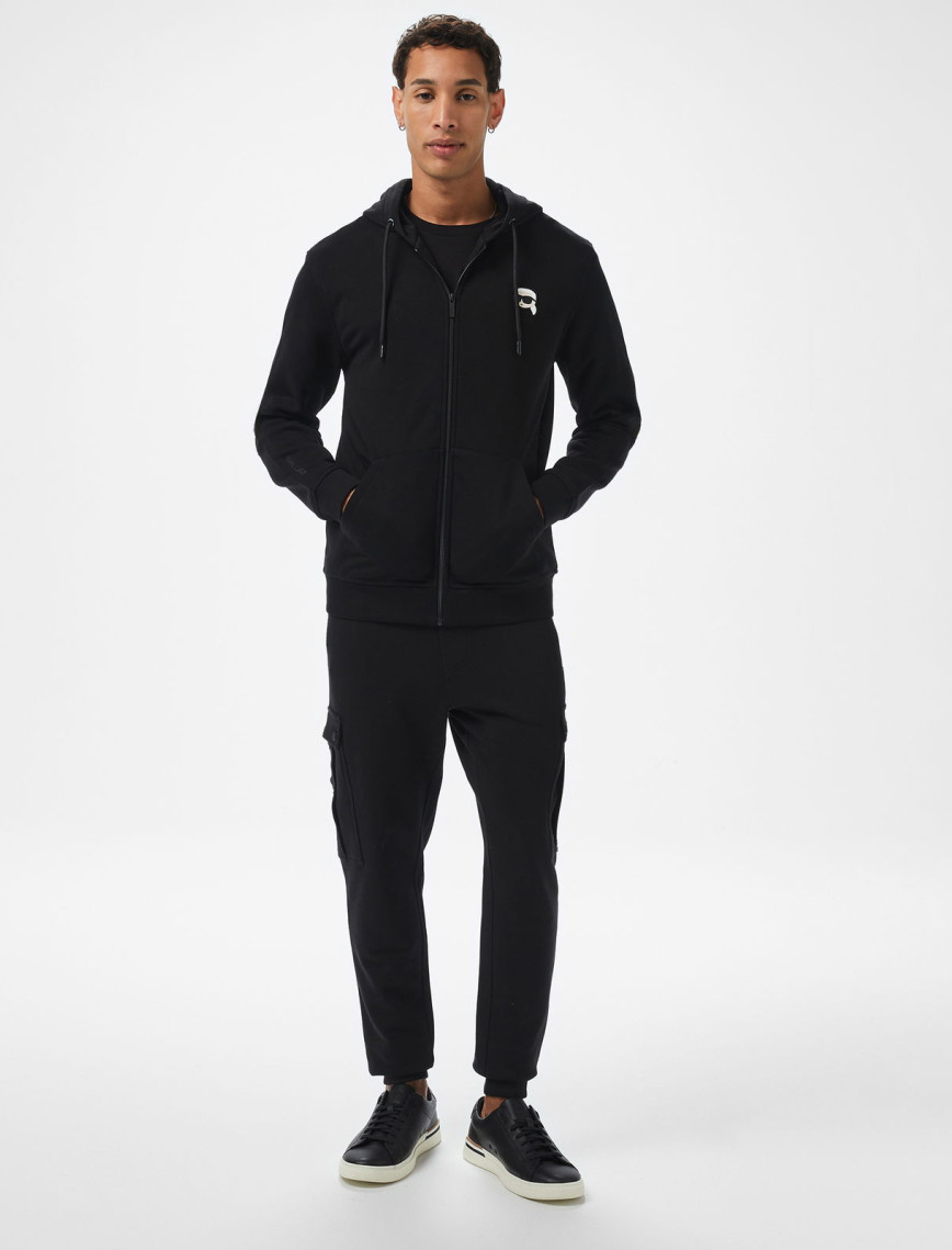 Karl Lagerfeld Erkek Siyah Sweatshirt Karl Lagerfeld Erkek Siyah Sweatshirt