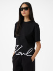 Karl Lagerfeld Kadın Siyah T-Shirt Karl Lagerfeld Kadın Siyah T-Shirt