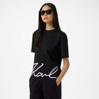 Karl Lagerfeld Kadın Siyah T-Shirt