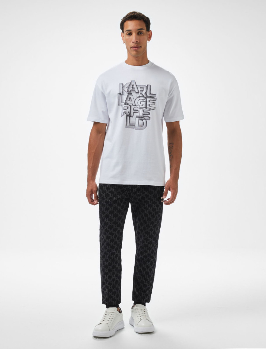 Karl Lagerfeld Erkek Renkli T-Shirt Karl Lagerfeld Erkek Renkli T-Shirt