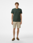 Fred Perry Crepe Pique Erkek Yeşil T-Shirt Fred Perry Crepe Pique Erkek Yeşil T-Shirt