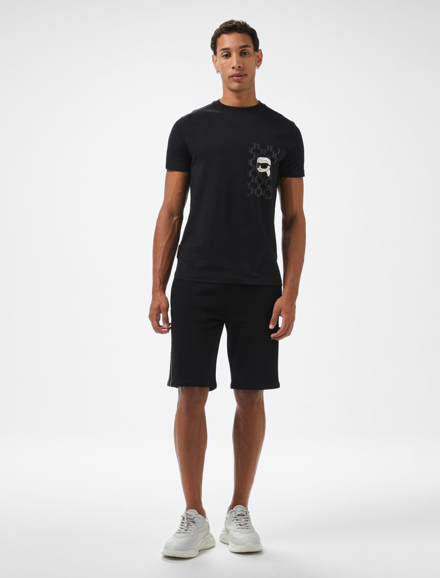 Karl Lagerfeld Erkek Siyah T-Shirt Karl Lagerfeld Erkek Siyah T-Shirt