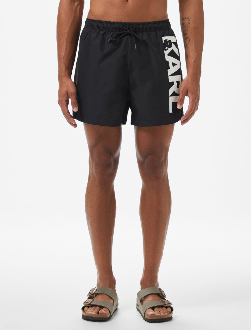 Karl Lagerfeld Erkek Siyah Mayo Şort Karl Lagerfeld Erkek Siyah Mayo Şort