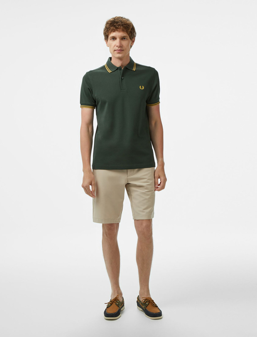 Fred Perry Twin Tipped Erkek Yeşil T-Shirt Fred Perry Twin Tipped Erkek Yeşil T-Shirt
