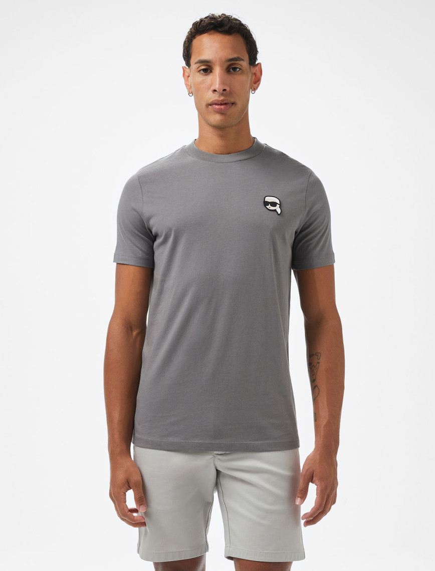 Karl Lagerfeld Erkek Gri T-Shirt Karl Lagerfeld Erkek Gri T-Shirt