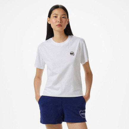 Karl Lagerfeld Kadın Beyaz T-Shirt Karl Lagerfeld Kadın Beyaz T-Shirt