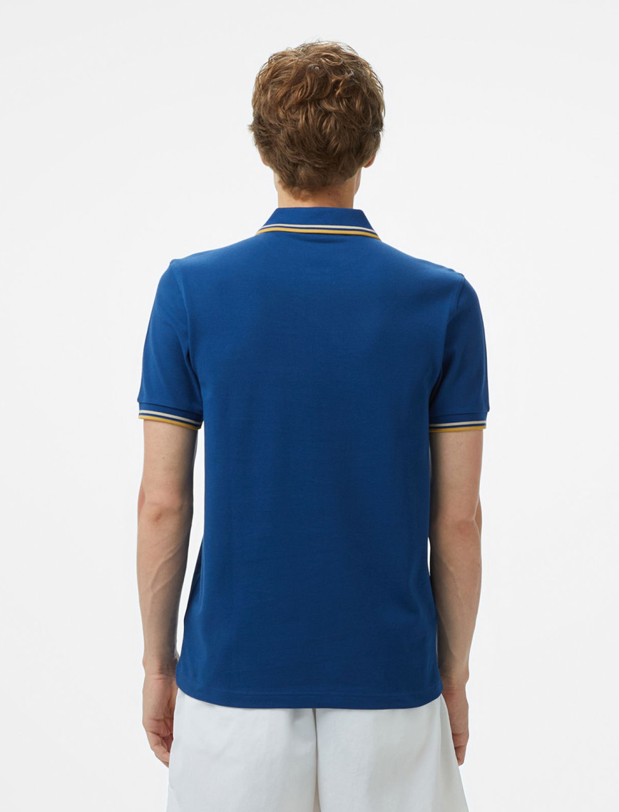 Fred Perry Twin Tipped Erkek Mavi T-Shirt Fred Perry Twin Tipped Erkek Mavi T-Shirt