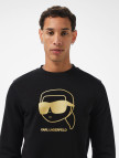 Karl Lagerfeld Erkek Siyah Sweatshirt