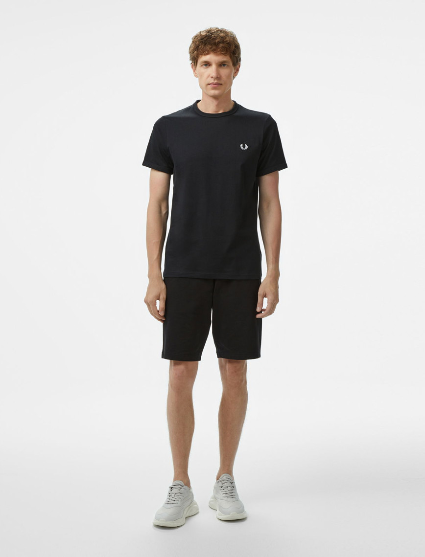 Fred Perry Ringer Erkek Siyah T-Shirt Fred Perry Ringer Erkek Siyah T-Shirt