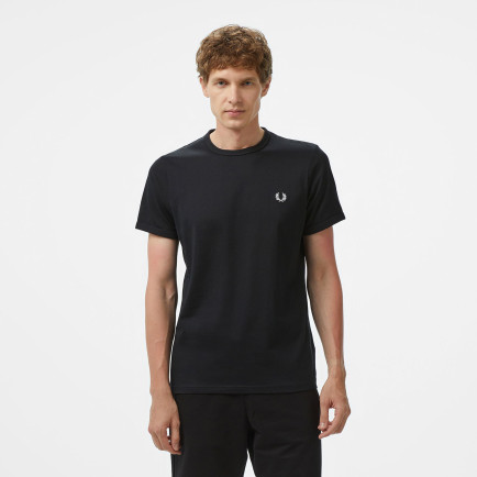 Fred Perry Ringer Erkek Siyah T-Shirt Fred Perry Ringer Erkek Siyah T-Shirt