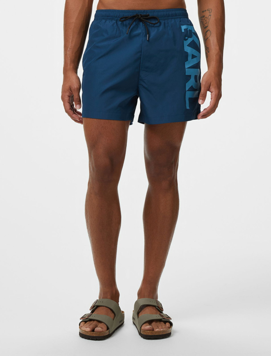 Karl Lagerfeld Erkek Mavi Mayo Şort Karl Lagerfeld Erkek Mavi Mayo Şort