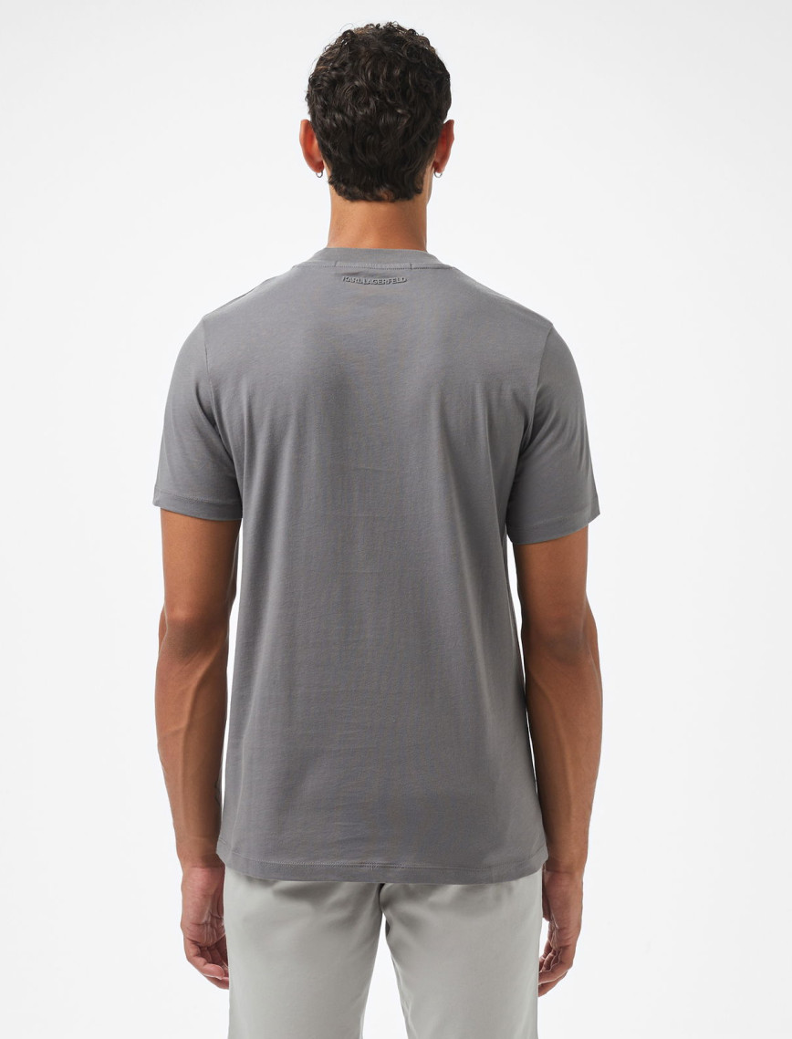 Karl Lagerfeld Erkek Gri T-Shirt Karl Lagerfeld Erkek Gri T-Shirt