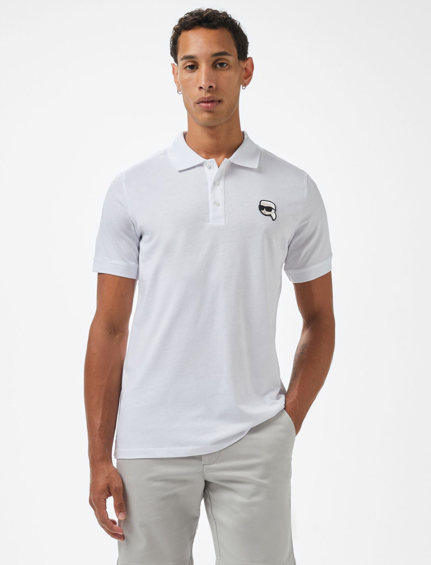 Karl Lagerfeld Erkek Beyaz Polo Karl Lagerfeld Erkek Beyaz Polo