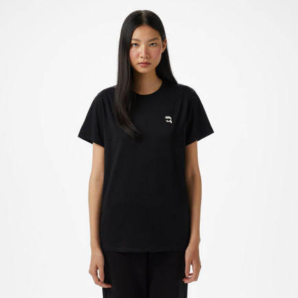 Karl Lagerfeld Kadın Siyah T-Shirt Karl Lagerfeld Kadın Siyah T-Shirt
