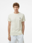 Fred Perry Ringer Erkek Bej T-Shirt Fred Perry Ringer Erkek Bej T-Shirt