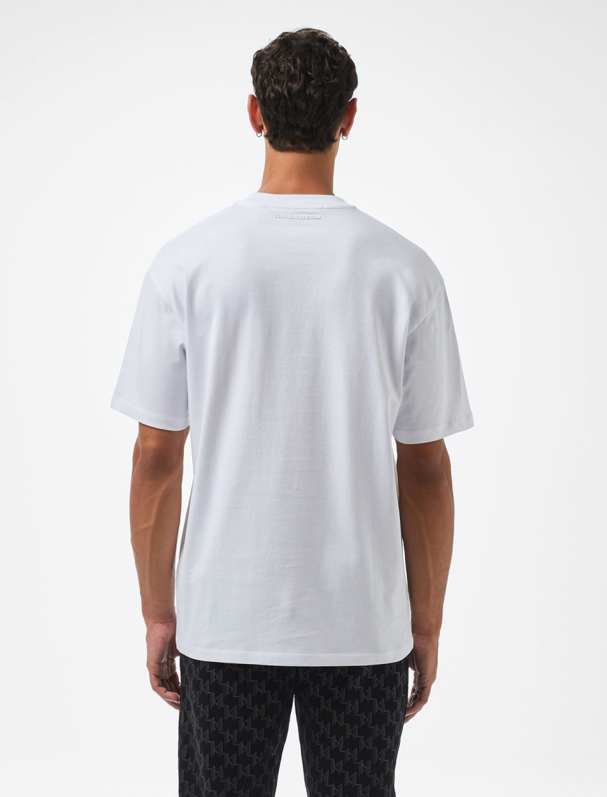 Karl Lagerfeld Erkek Renkli T-Shirt Karl Lagerfeld Erkek Renkli T-Shirt