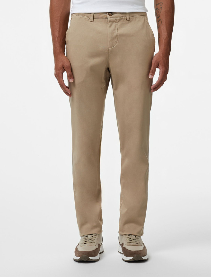 Nautica Erkek Bej Slim Fit Pantolon