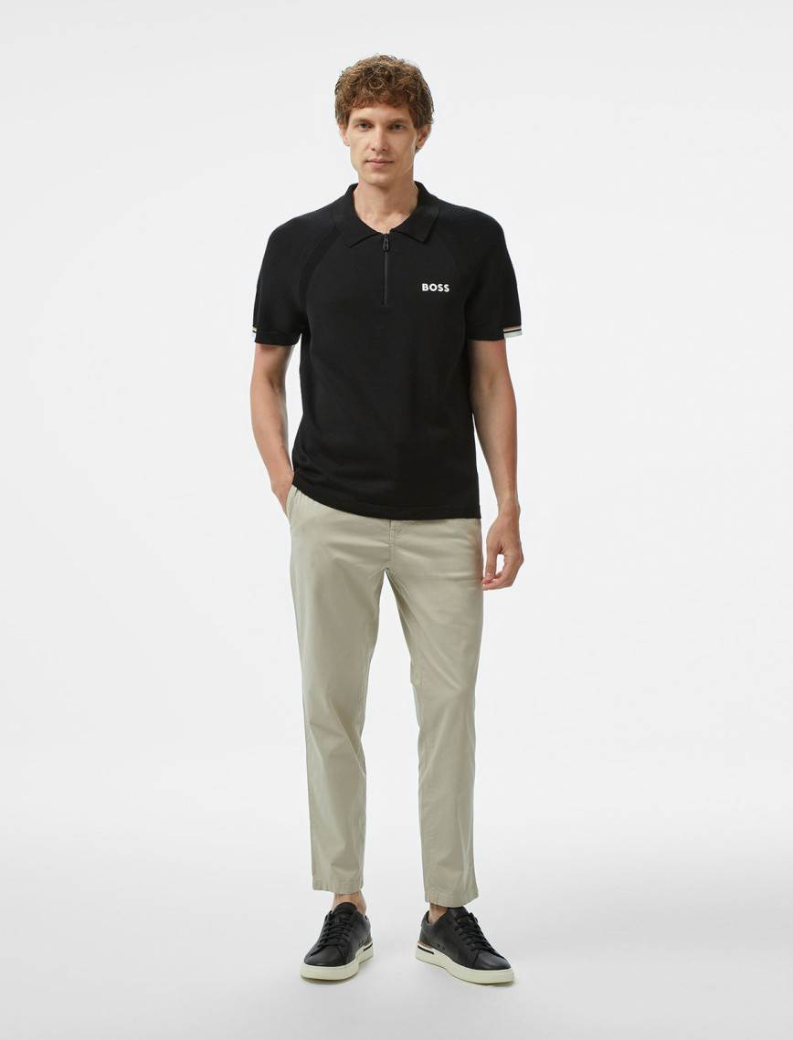 Boss Chino Tapered DS 5 Erkek Lacivert Pantolon Boss Chino Tapered DS 5 Erkek Lacivert Pantolon