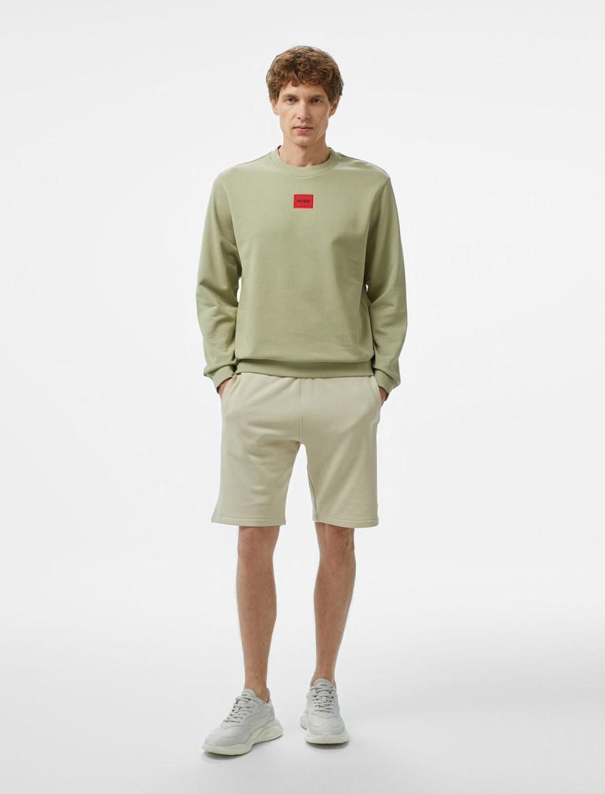 HUGO Diragol212 Erkek Yeşil Sweatshirt HUGO Diragol212 Erkek Yeşil Sweatshirt