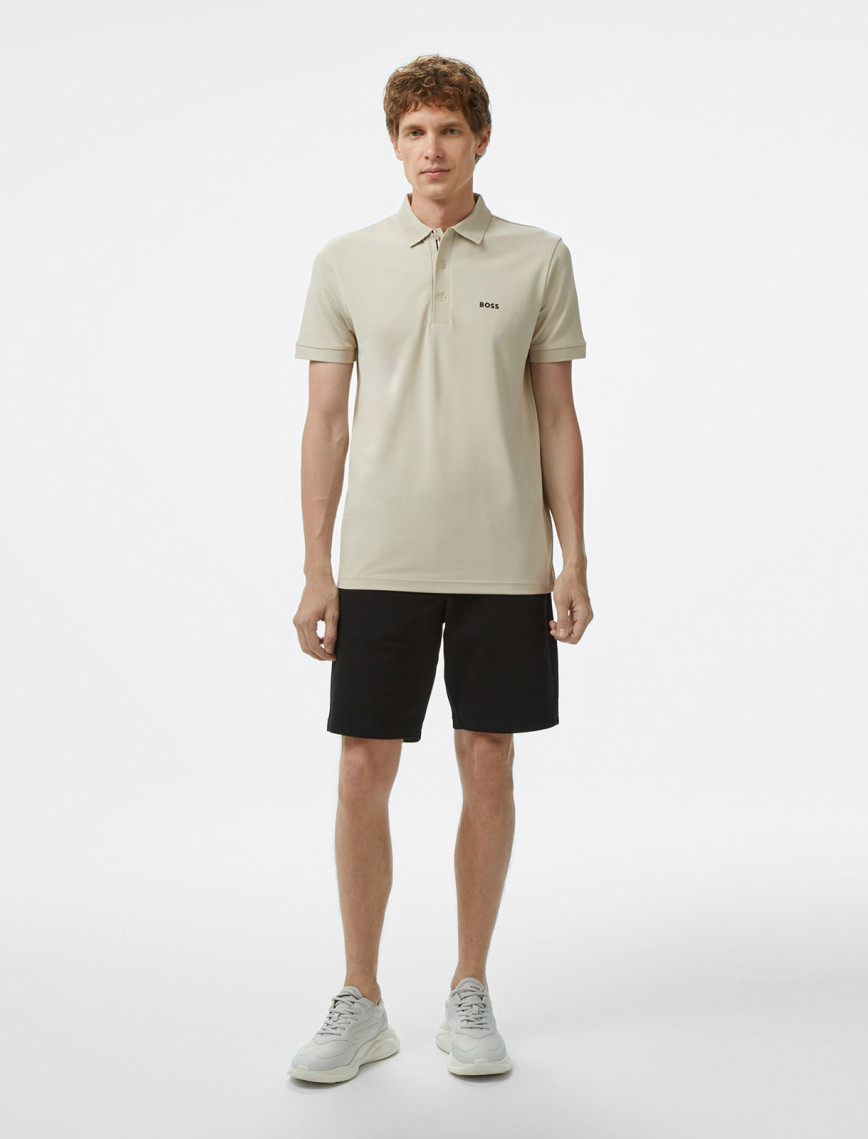 BOSS Paule Rib Erkek Bej Polo BOSS Paule Rib Erkek Bej Polo