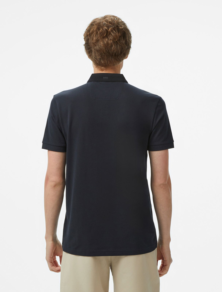 Boss Paule Rib Erkek Lacivert Polo Boss Paule Rib Erkek Lacivert Polo