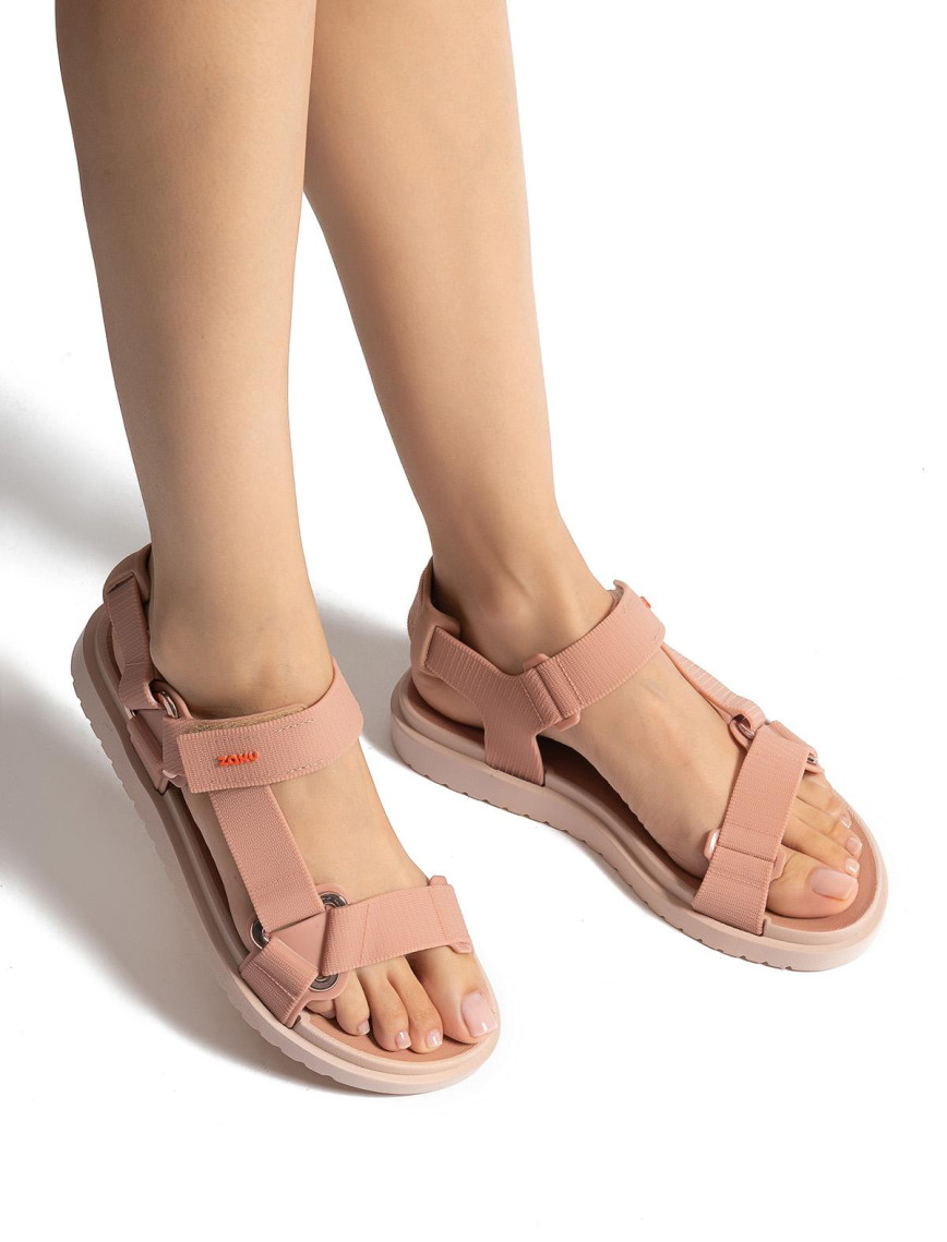 Go Papete Kadın Sandalet Pudra 35/42 Go Papete Kadın Sandalet Pudra 35/42