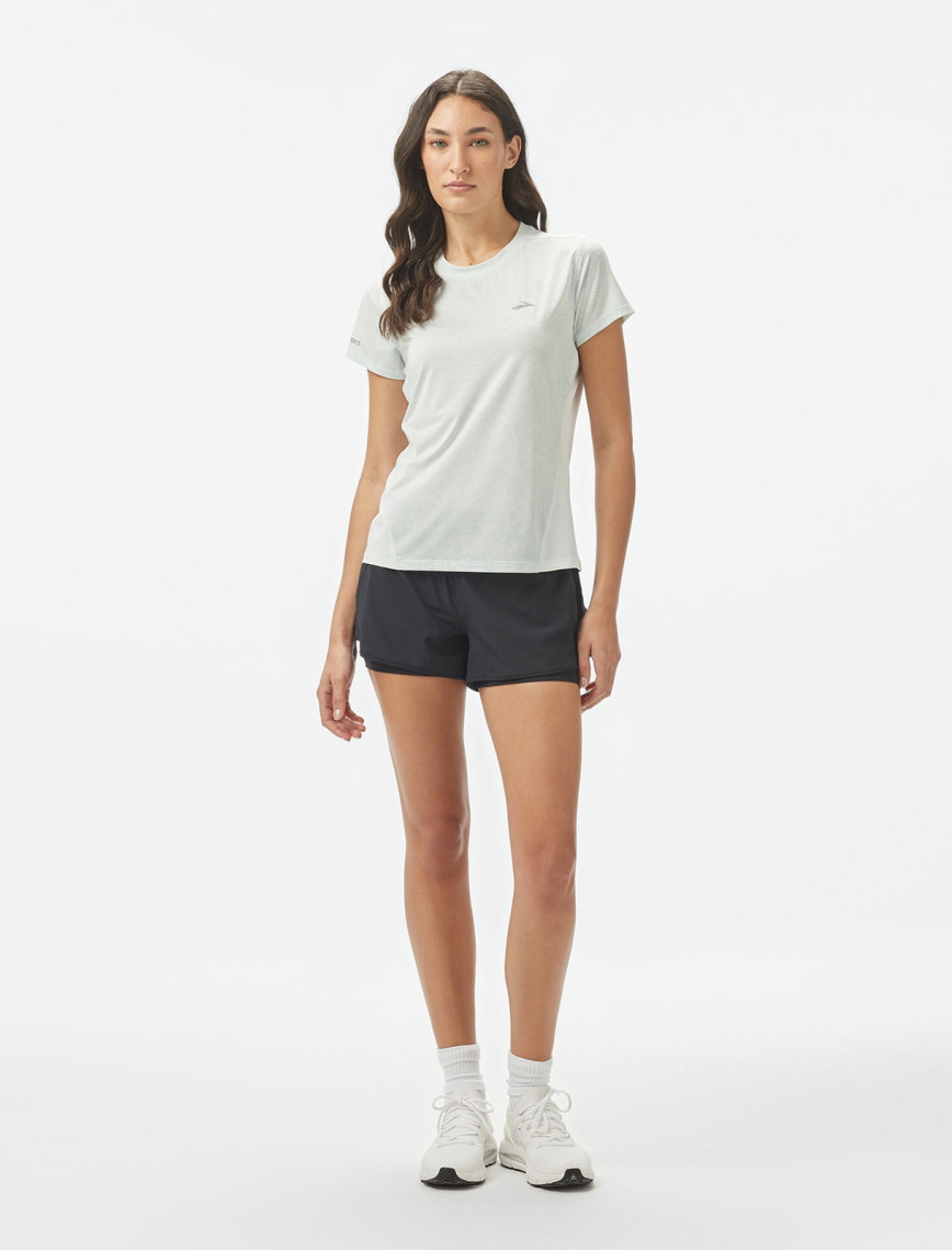 Brooks Sprint Free Sleeve 3.0 Kadın Mavi Koşu T-Shirt