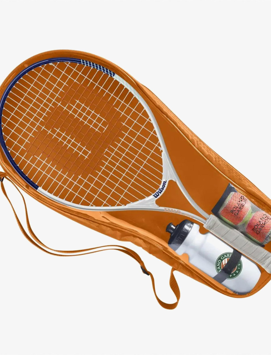 Wilson Roland Garros Elite Kit Çocuk Lacivert Beyaz Tenis Raketi Wilson Roland Garros Elite Kit Çocuk Lacivert Beyaz Tenis Raketi