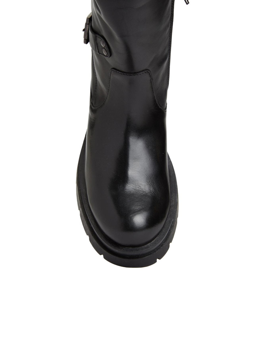 Divarese Kadın Siyah Deri Bot Divarese Kadın Siyah Deri Bot