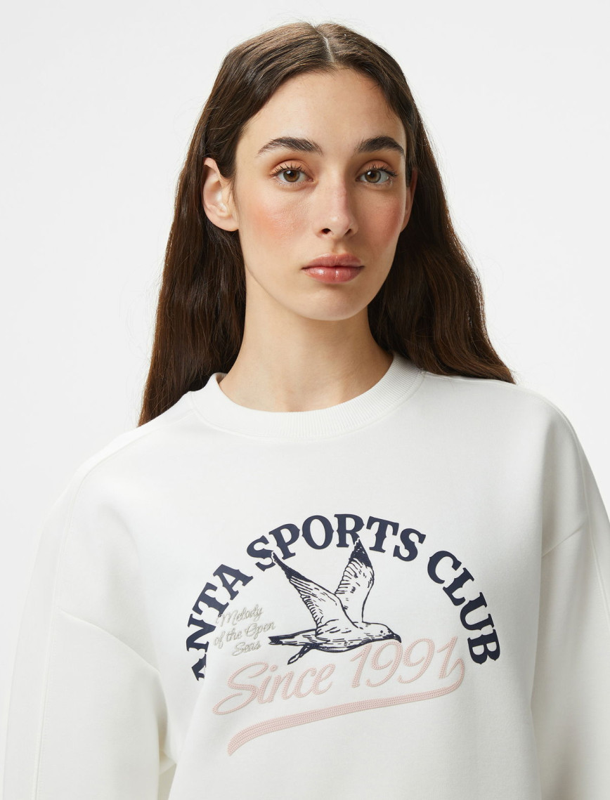 Anta Sports Club Kadın Beyaz Hoodie Anta Sports Club Kadın Beyaz Hoodie