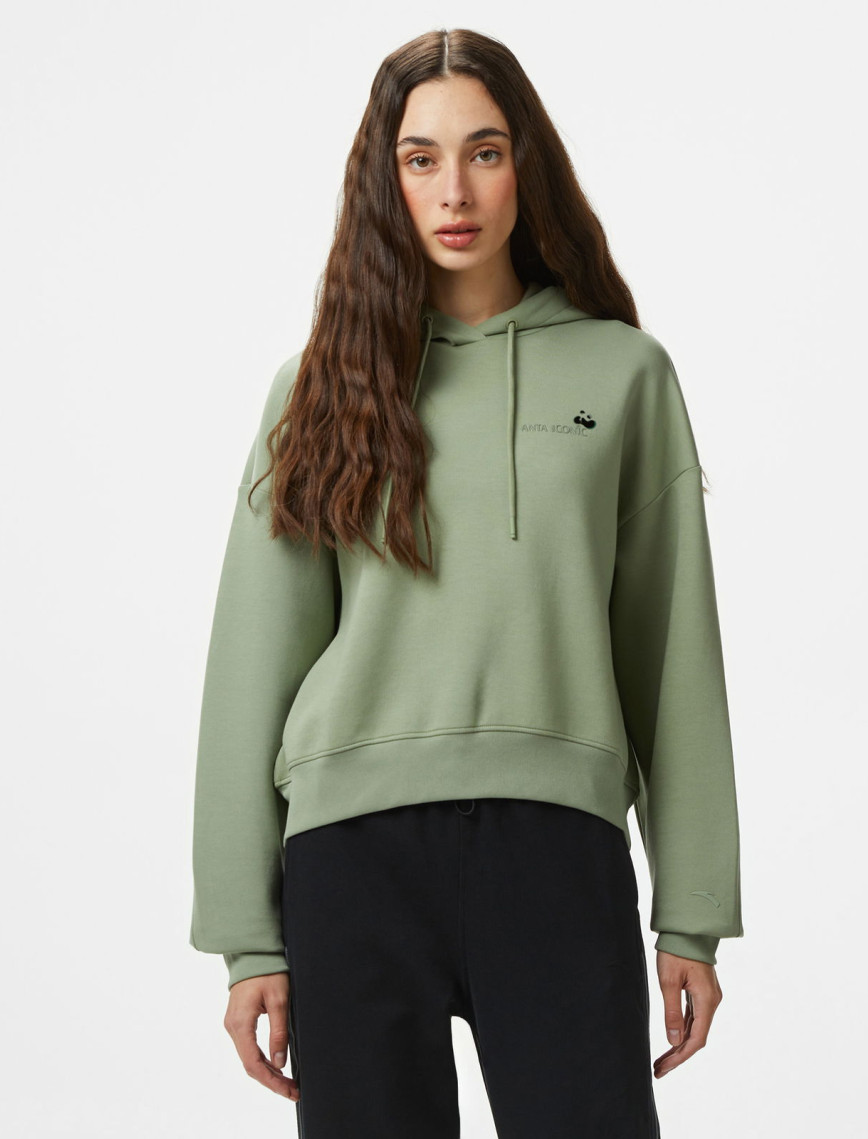 Anta Iconic Kadın Bej Sweatshirt Anta Iconic Kadın Bej Sweatshirt