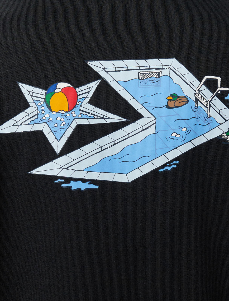 Converse Erkek Siyah T-Shirt Converse Erkek Siyah T-Shirt