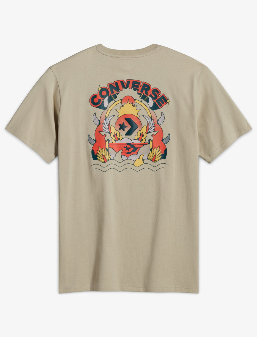 Converse Desert Sunset Erkek Haki T-Shirt Converse Desert Sunset Erkek Haki T-Shirt