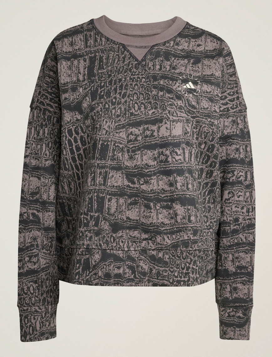 adidas Stella McCartney Loose Kadın Siyah Sweatshirt adidas Stella McCartney Loose Kadın Siyah Sweatshirt