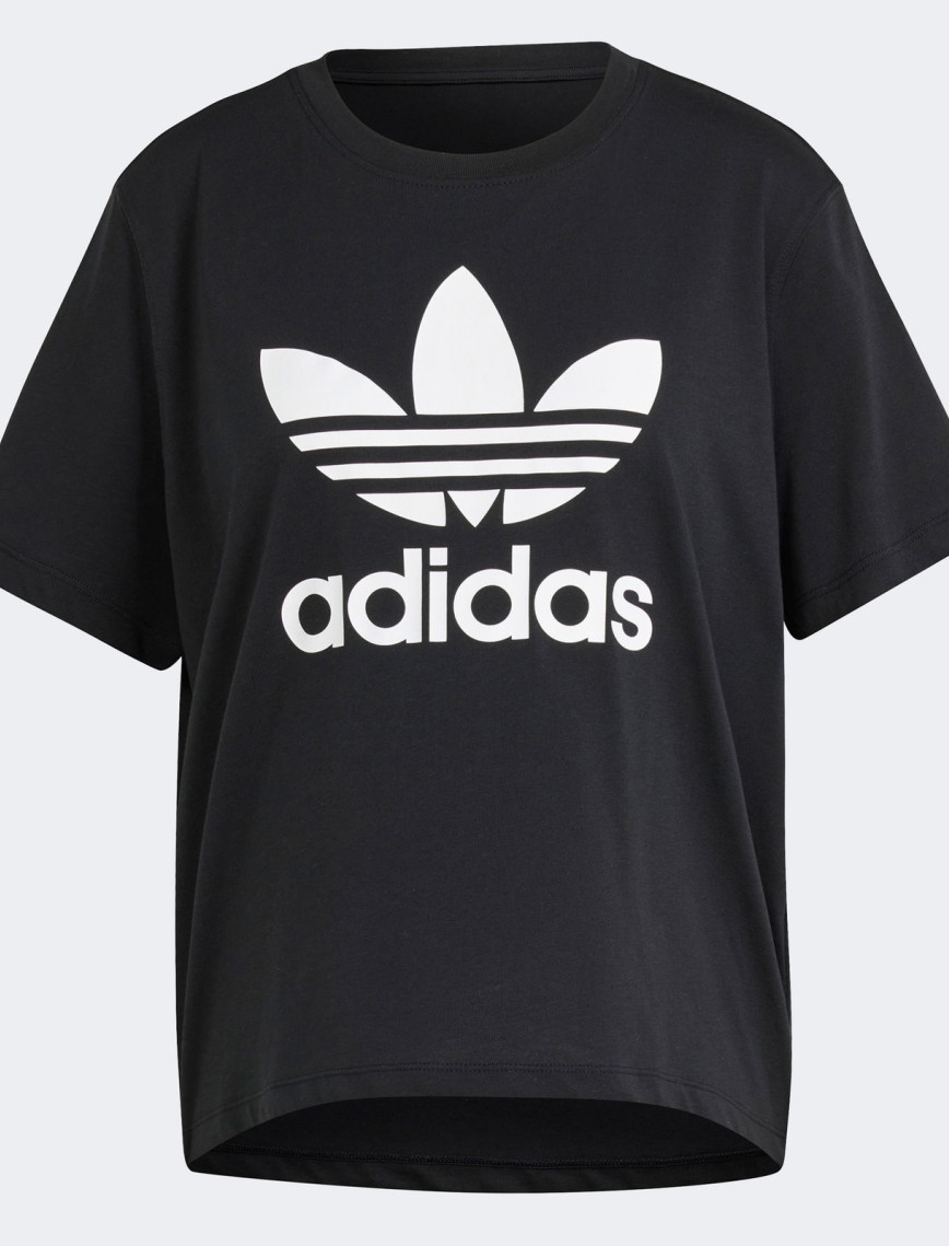 adidas Adicolor Trefoil Kadın Siyah T-Shirt adidas Adicolor Trefoil Kadın Siyah T-Shirt