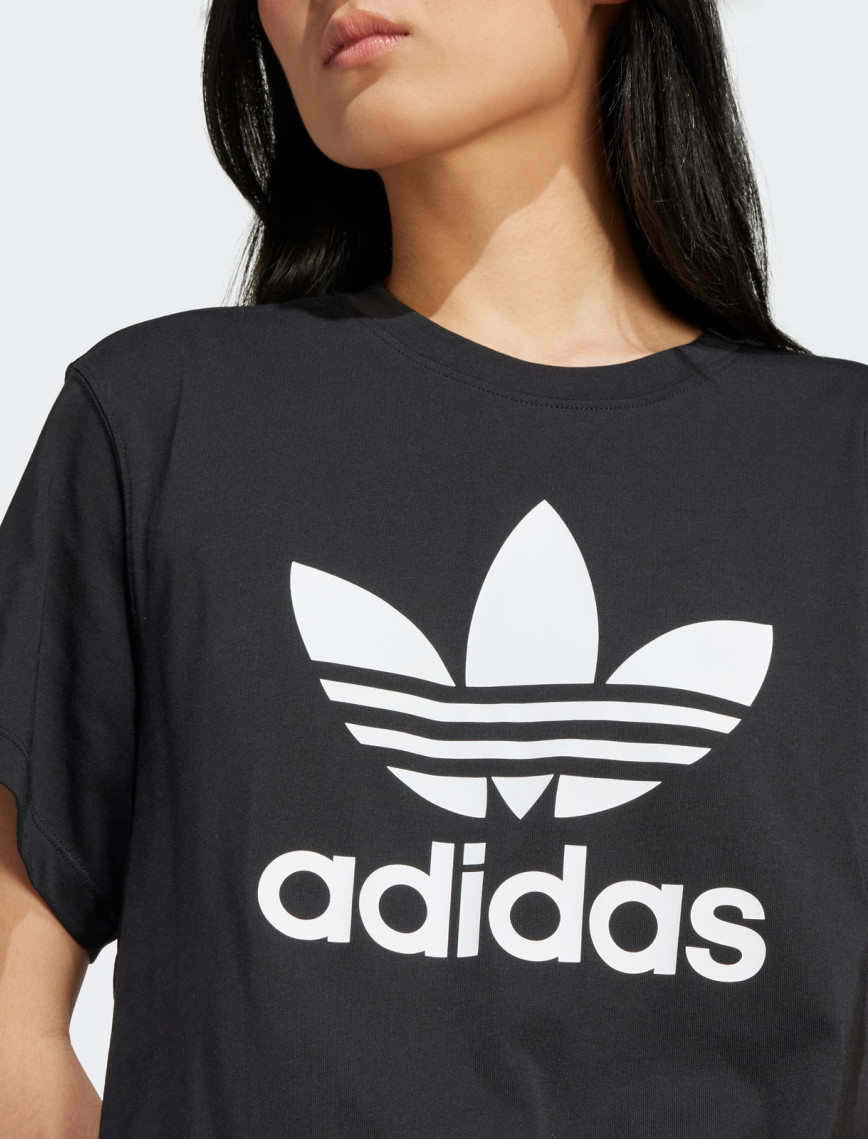 adidas Adicolor Trefoil Kadın Siyah T-Shirt adidas Adicolor Trefoil Kadın Siyah T-Shirt