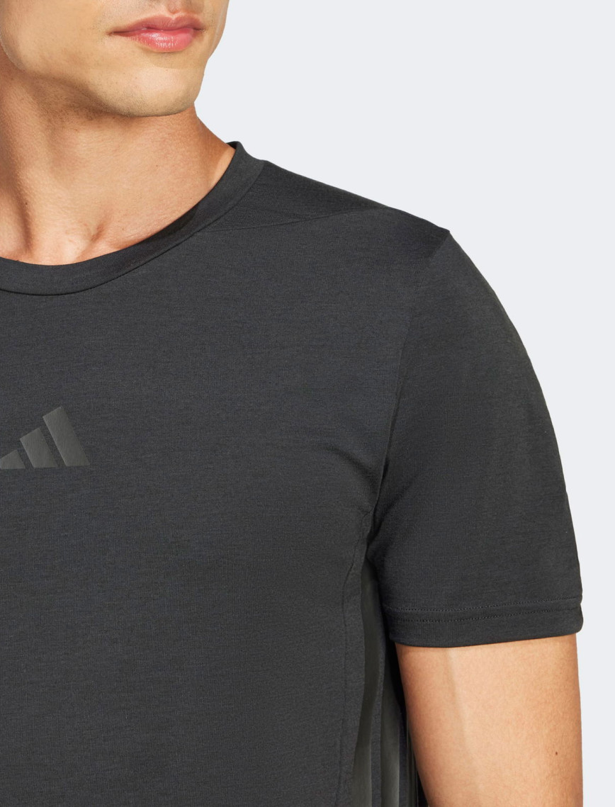 adidas Designed 4 Training 3-Stripes Erkek Siyah T-Shirt adidas Designed 4 Training 3-Stripes Erkek Siyah T-Shirt