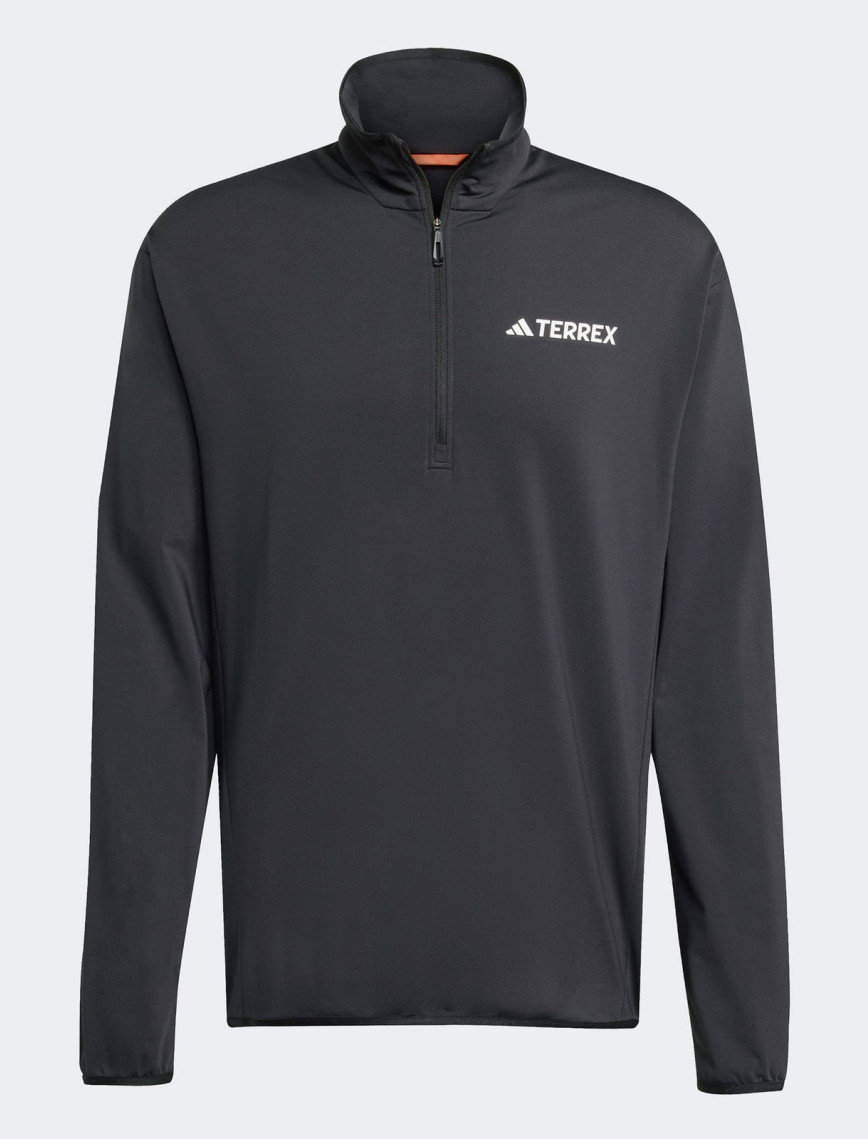 adidas Terrex Mountain Climawarm Half-Zip Fleece Erkek Siyah Polar adidas Terrex Mountain Climawarm Half-Zip Fleece Erkek Siyah Polar