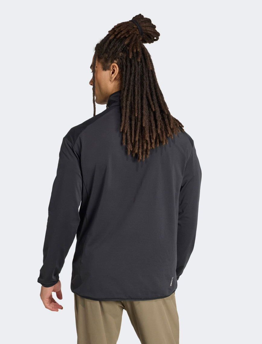 adidas Terrex Mountain Climawarm Half-Zip Fleece Erkek Siyah Polar adidas Terrex Mountain Climawarm Half-Zip Fleece Erkek Siyah Polar