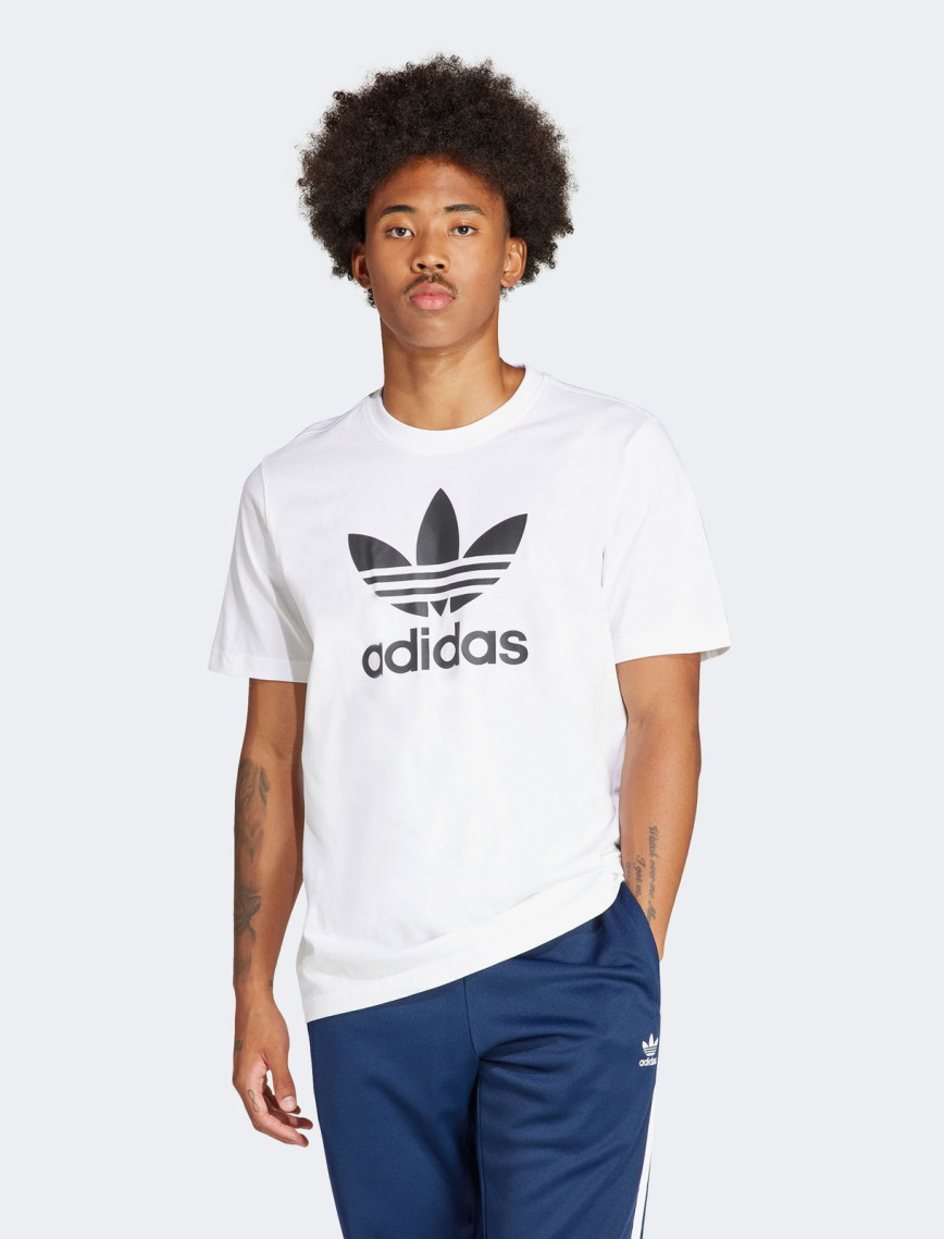 adidas Trefoil Erkek Beyaz T-Shirt adidas Trefoil Erkek Beyaz T-Shirt