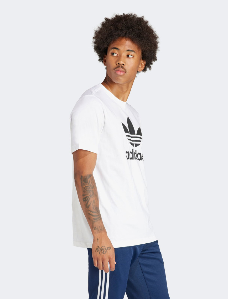 adidas Trefoil Erkek Beyaz T-Shirt adidas Trefoil Erkek Beyaz T-Shirt
