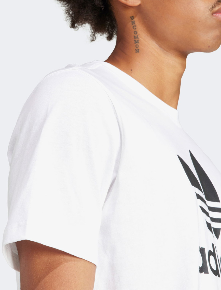 adidas Trefoil Erkek Beyaz T-Shirt adidas Trefoil Erkek Beyaz T-Shirt