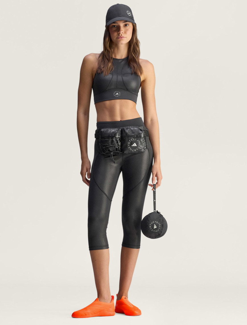 adidas by Stella McCartney Kadın Siyah Şapka