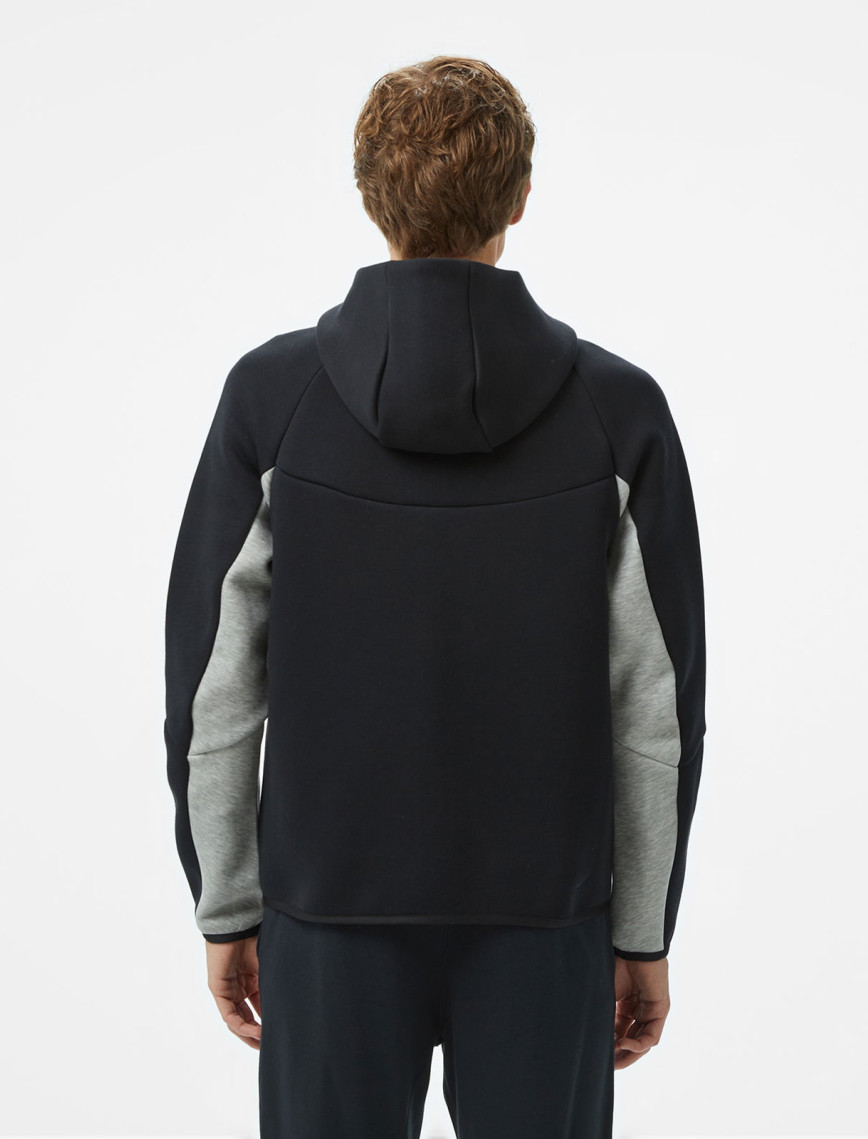 Nike Tech Fleece Erkek Siyah Eşofman Üstü Nike Tech Fleece Erkek Siyah Eşofman Üstü
